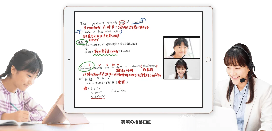 実際の授業画面