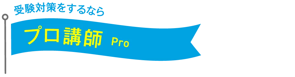 受験対策をするならプロ講師