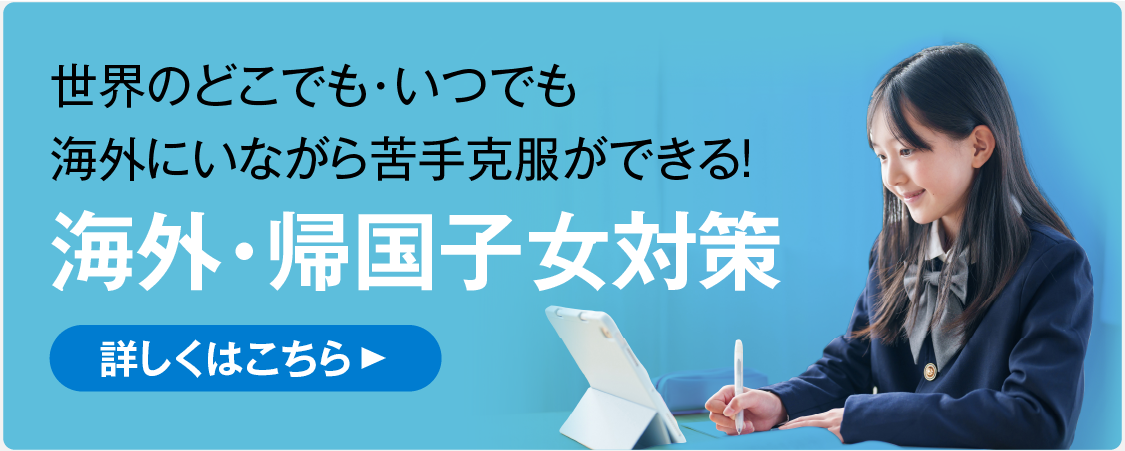 海外・帰国子女対策