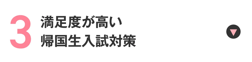 満足度が高い帰国生入試対策について詳しくはこちら