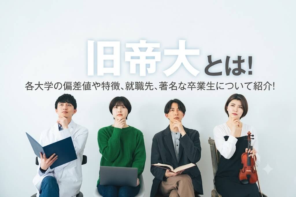 【最新版】旧帝大とは！各大学の偏差値や特徴、就職先、著名な卒業生について紹介！