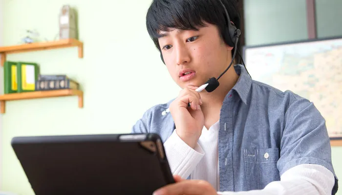 自宅での受講なので保護者の方も授業を見守りやすい