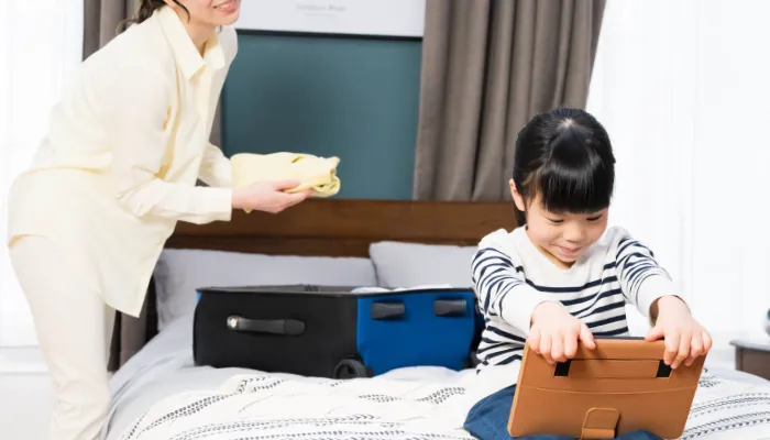 旅行や帰省の合間など空き時間を有効活用